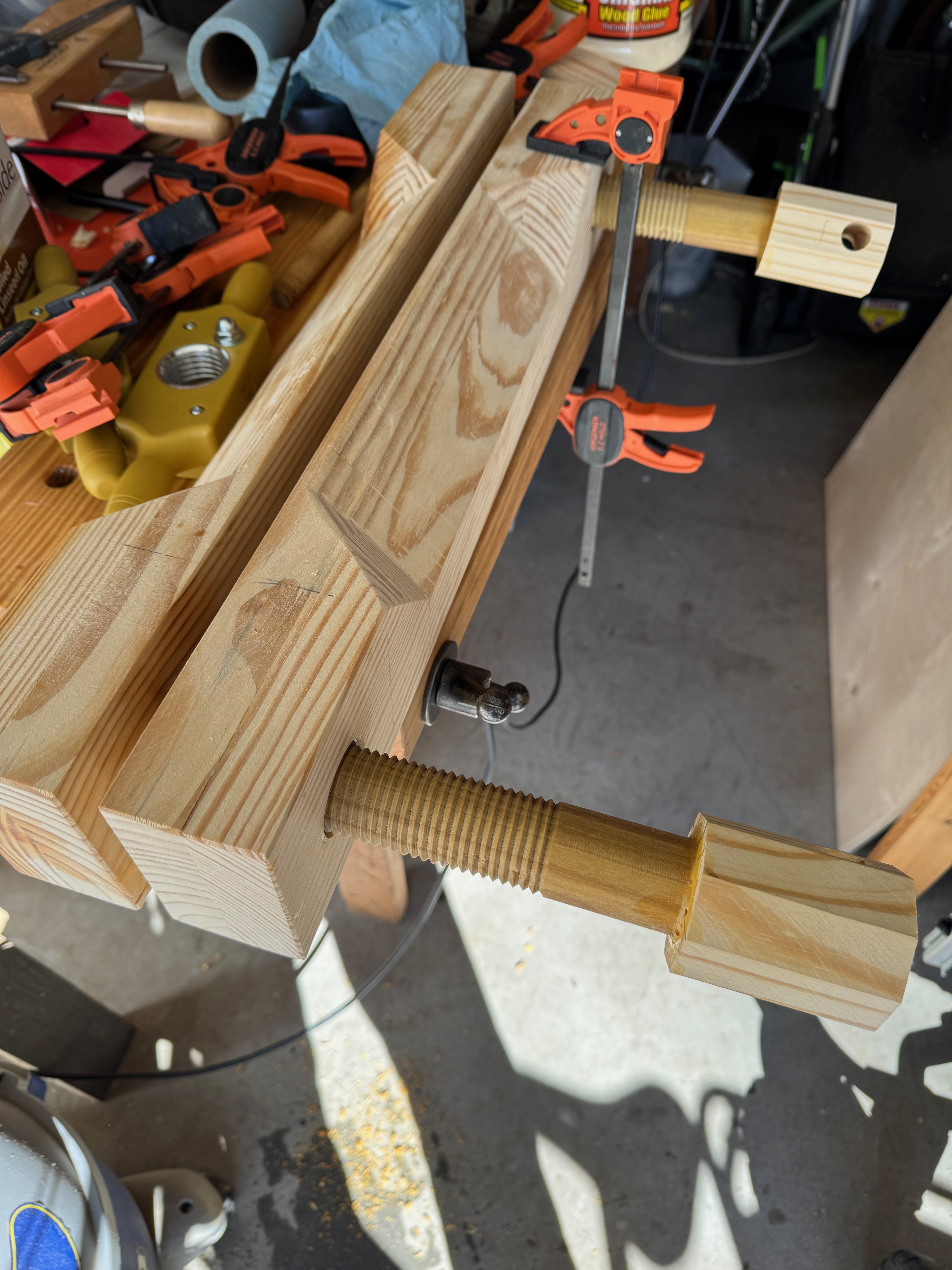 Affixing the handles