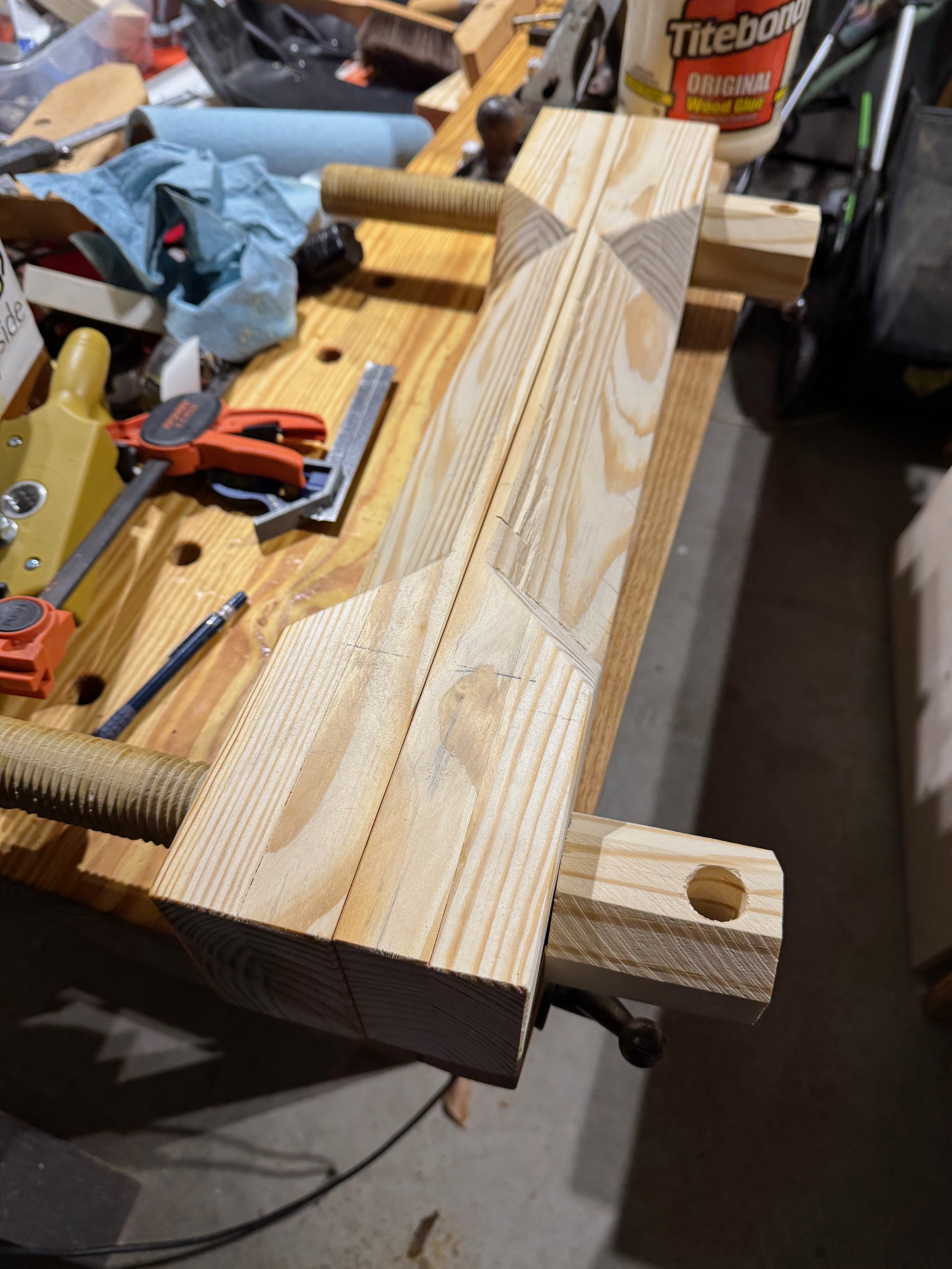All clamped up!