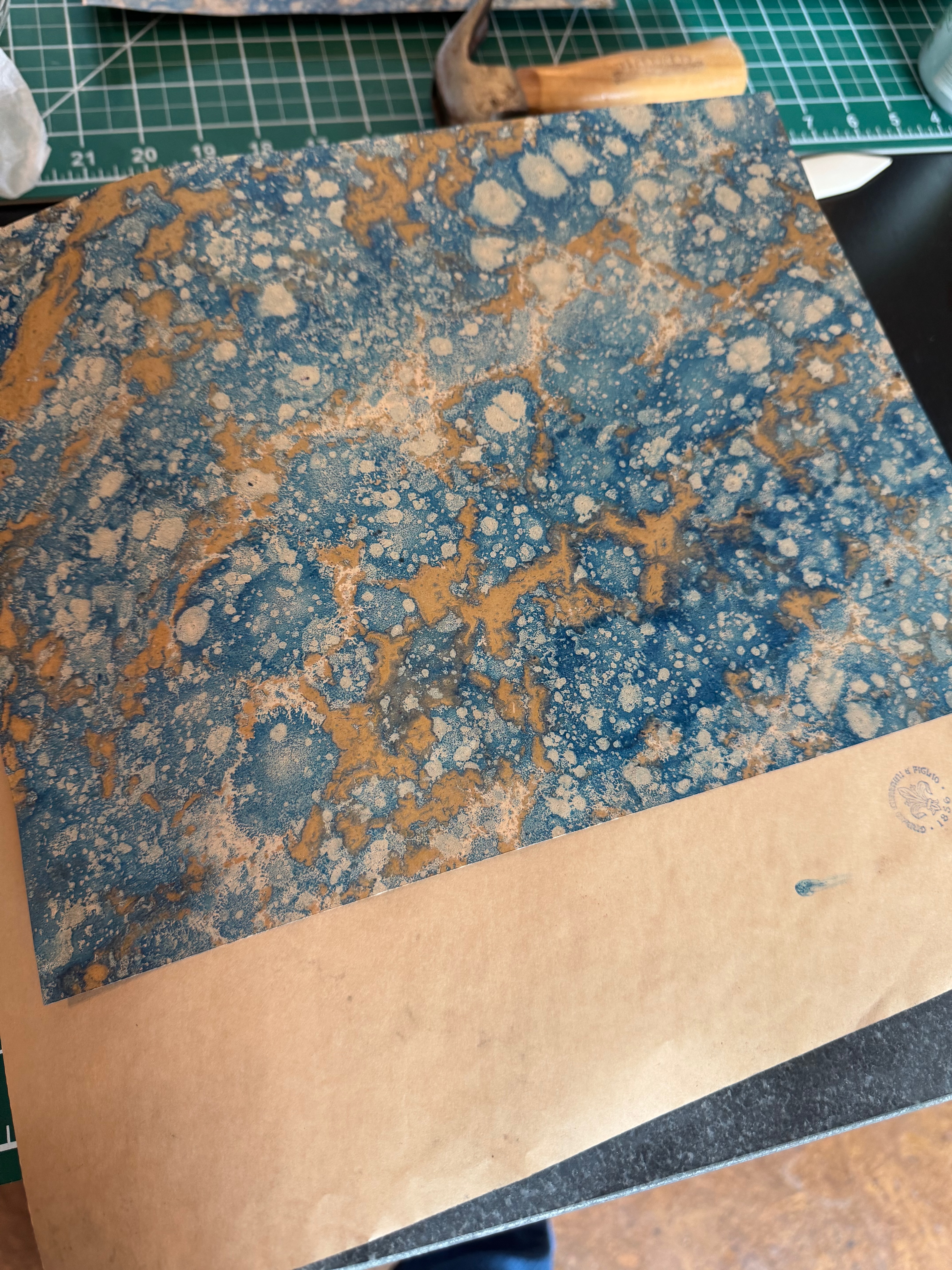 Burnishing underway
